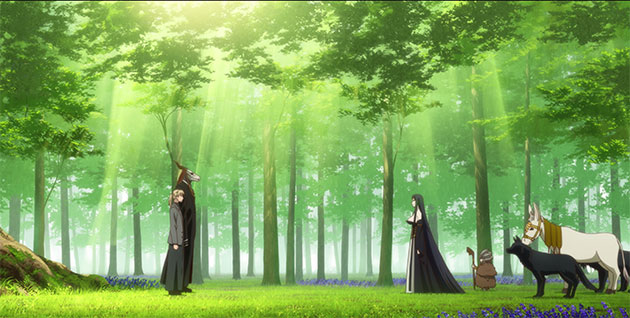 Ainsworth meets Titania in forest