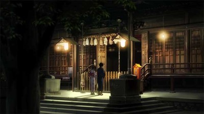 Naho & Kakeru visit shrine
