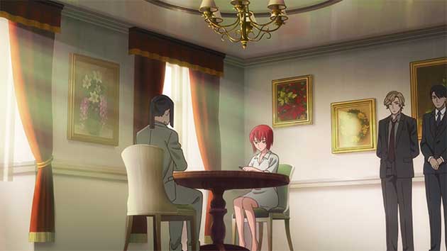 Chise meeting with person to auction herself.