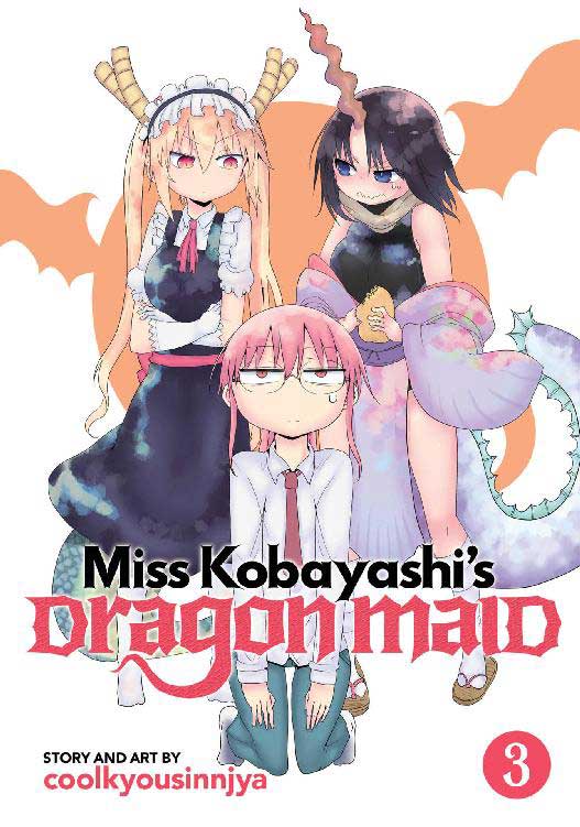 Miss Kobayashi's Dragon Maid Volume 3 cover