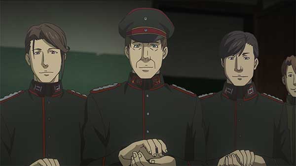 Empire officers clapping