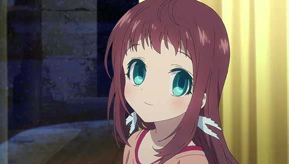 Manaka smiling