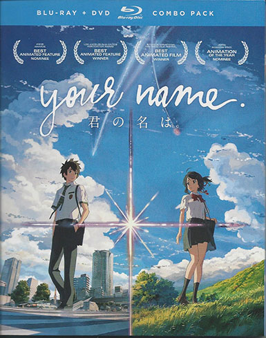 Your Name Blu Ray cover